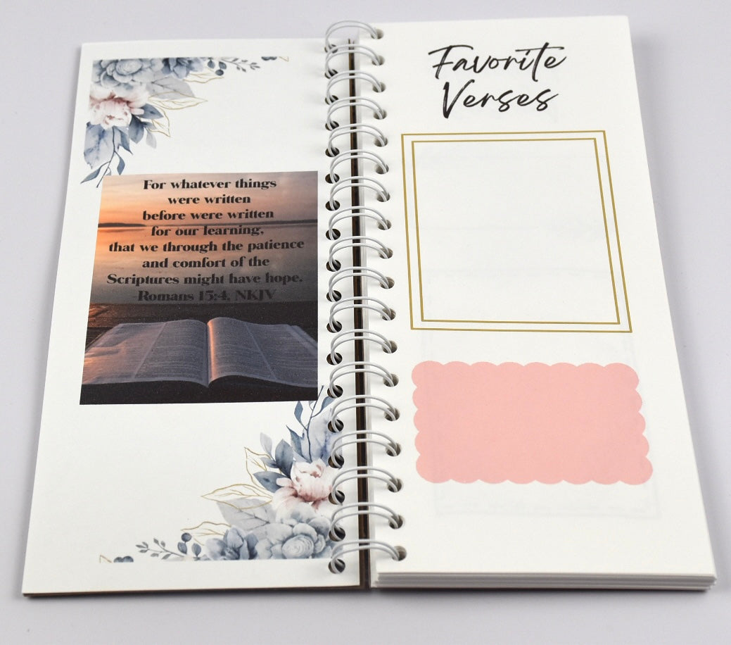 Bible Study Favorite Verses Slim Notebook