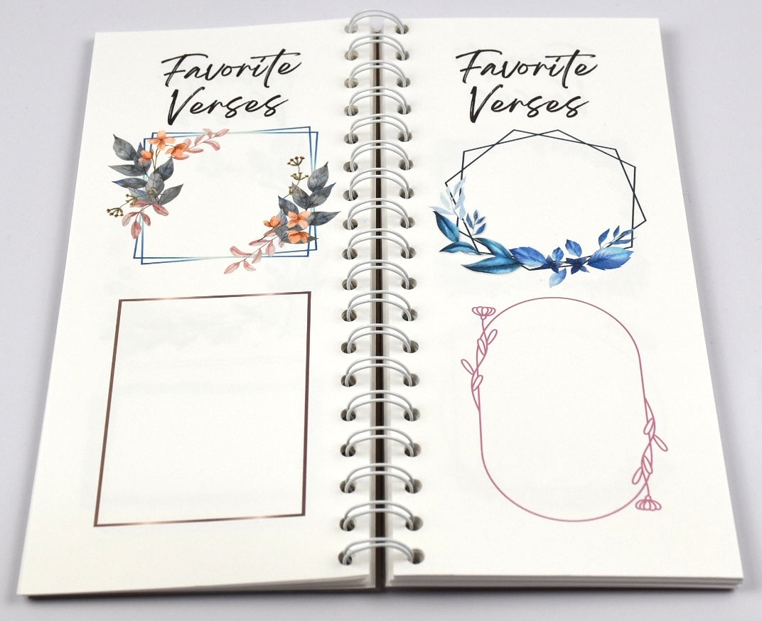 Bible Study Favorite Verses Slim Notebook