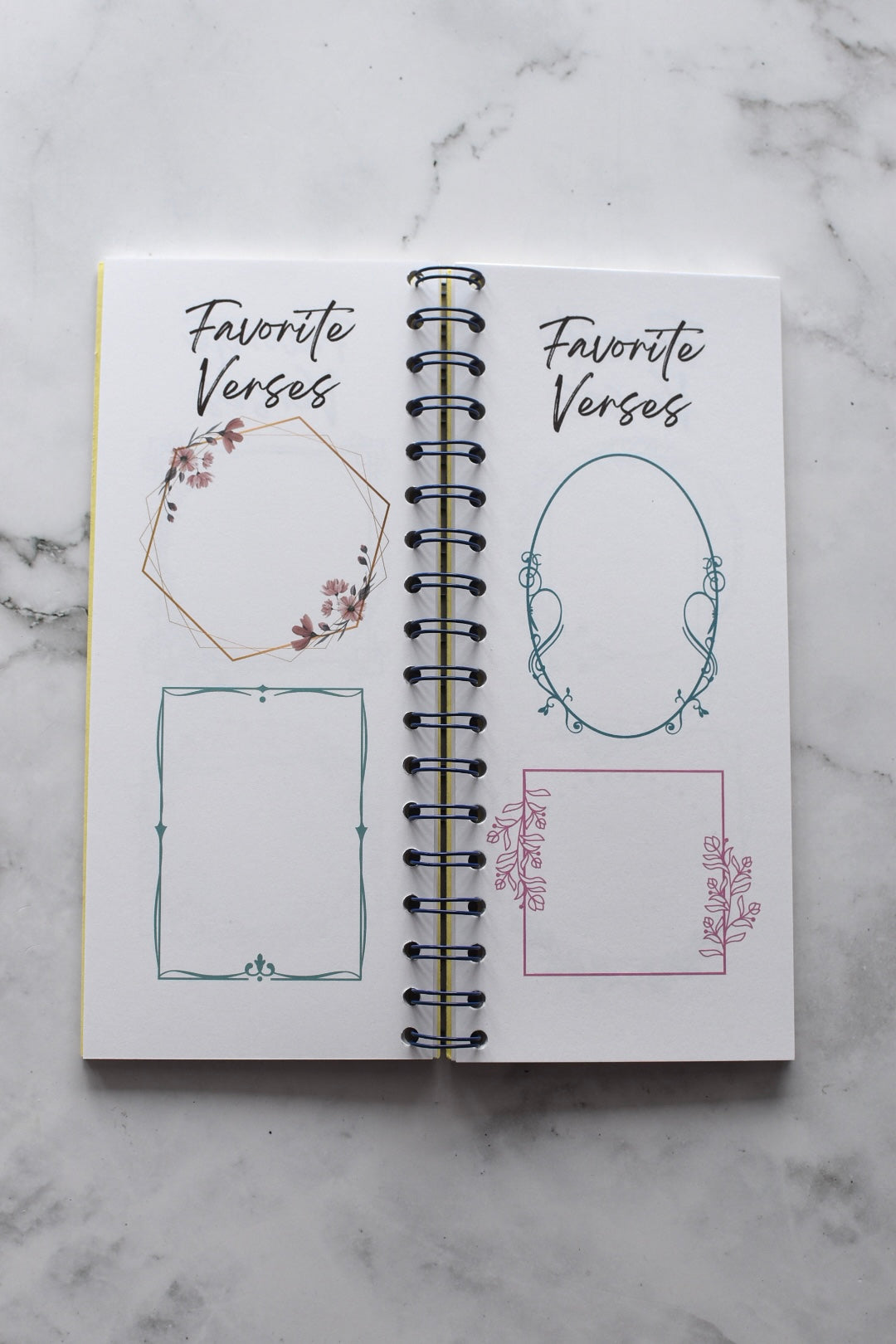 Bible Study Favorite Verses Slim Notebook